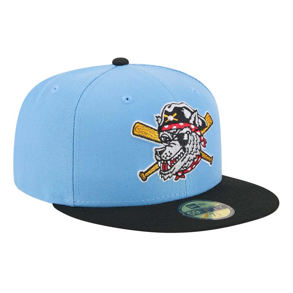  Erie SeaWolves New Era Theme Nights 59FIFTY Fitted Hat - Light Blue